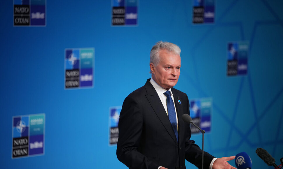 Prezidentas Gitanas Nausėda NATO viršūnių susitikime Ankaroje / / AP