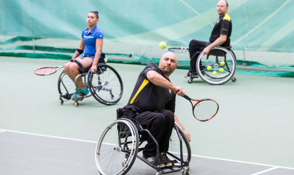 Draugiškos neįgaliųjų teniso varžybos tarp Lietuvos ir Izraelio rinktinių