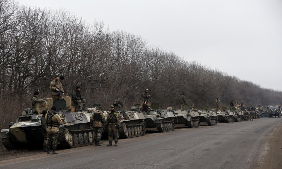 Ukrainos kariai netoli Artemivsko