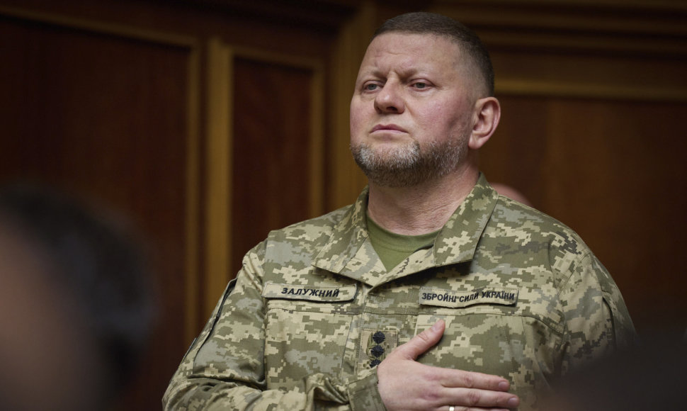 Ukrainos ginkluotųjų pajėgų vyriausiasis vadas Valerijus Zalužnas
