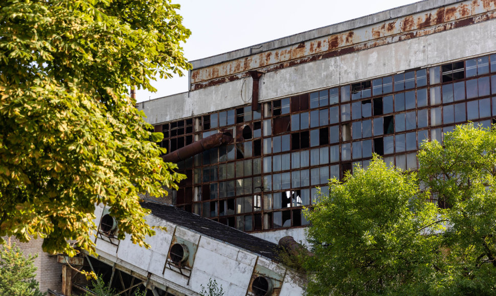 Panevėžio autokompresorių gamyklos teritorijoje