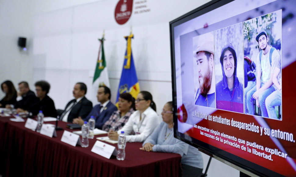 Patvirtinta trijų meksikiečių studentų žūtis