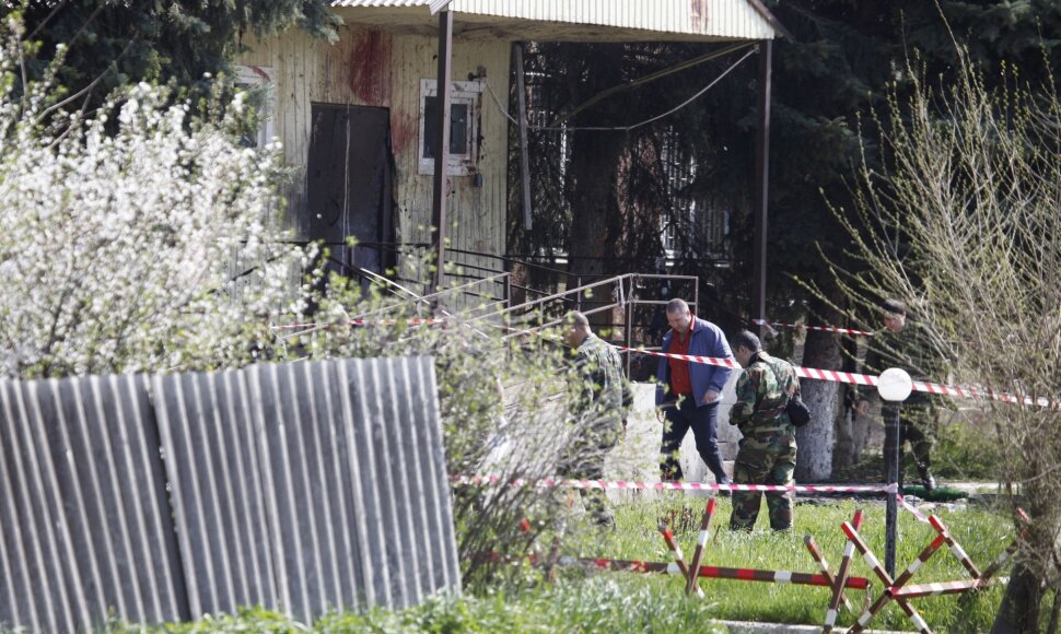 Rusijos pietuose trys mirtininkai sprogdintojai atakavo policijos nuovadą