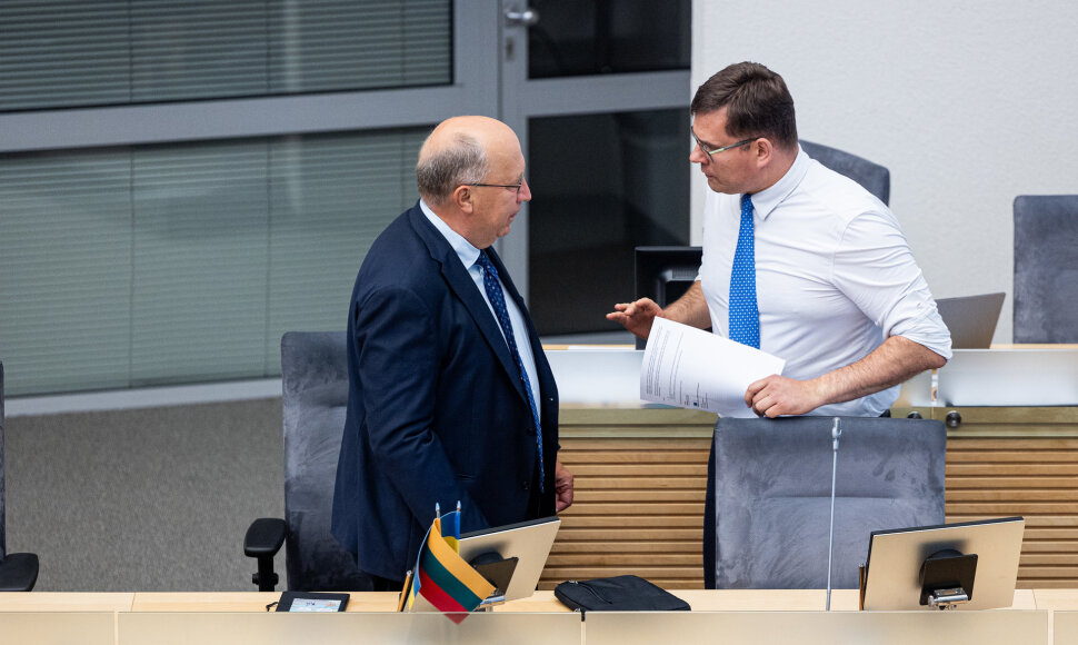 Andrius Kubilius, Laurynas Ka&scaron;čiūnas