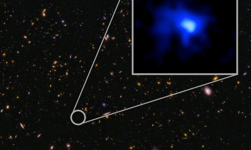 Astronomai atrado tolimiausią žinomą galaktiką