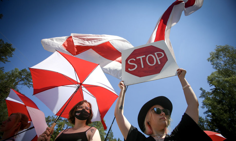 Baltarusių protestas pasienyje