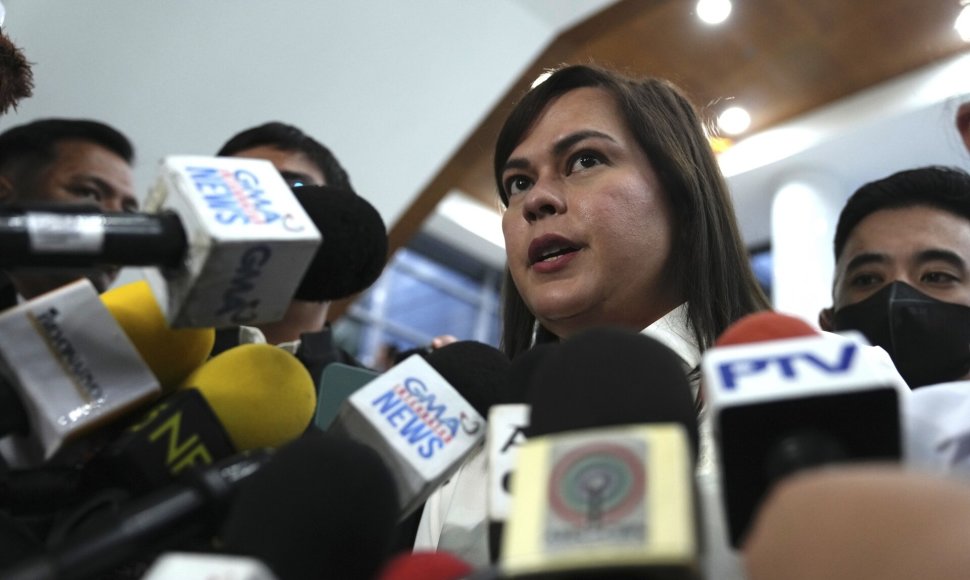 Filipinų viceprezidentė Sara Duterte