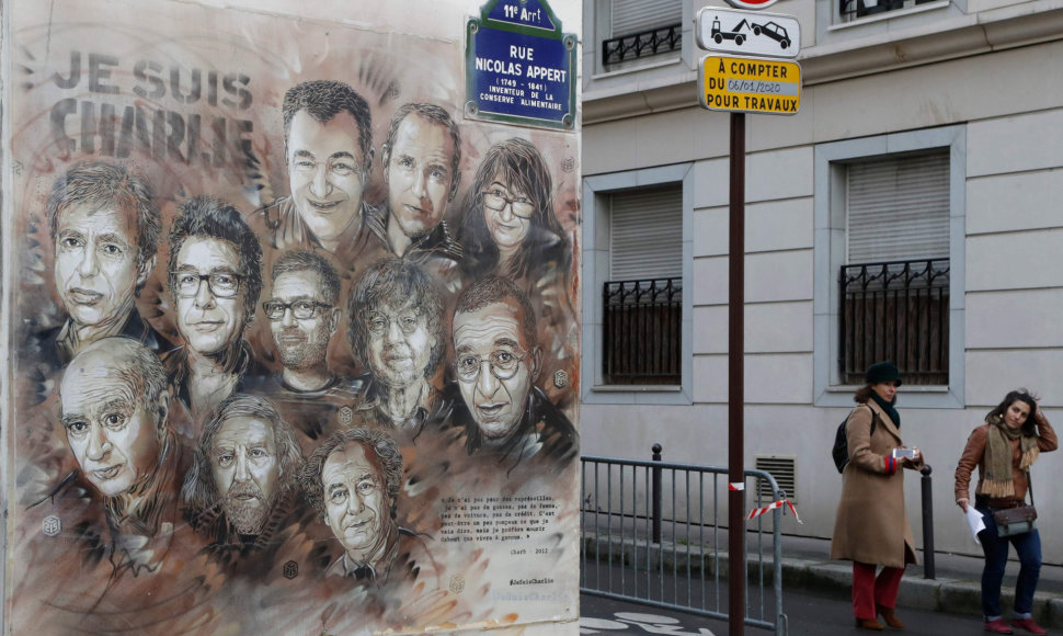 Prancūzijoje minimos islamistų išpuolio prieš „Charlie Hebdo“ 5-osios metinės