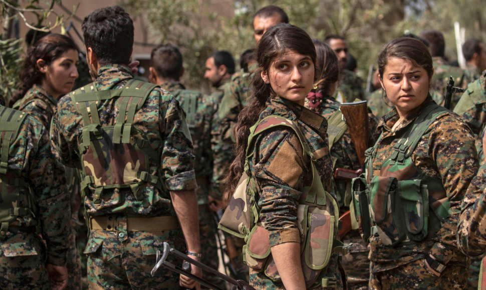 Kurdų kovotojai Sirijoje