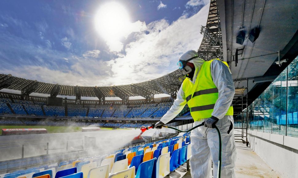 Koronavirusas daro milžinišką įtaką sporto pasauliui