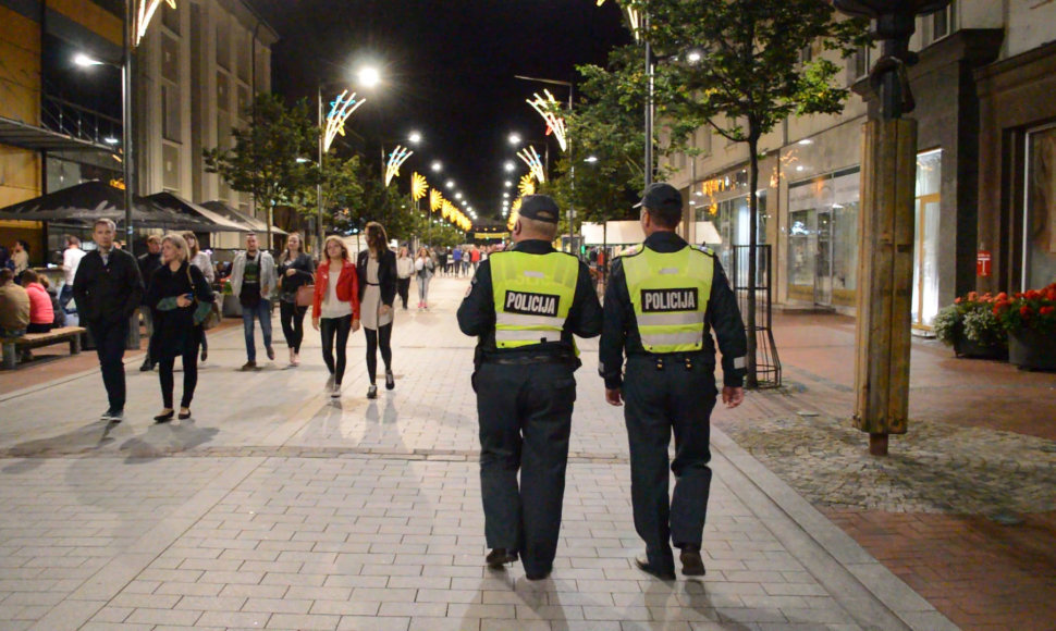 Policijos reidas šventės „Šiaulių naktys“ metu
