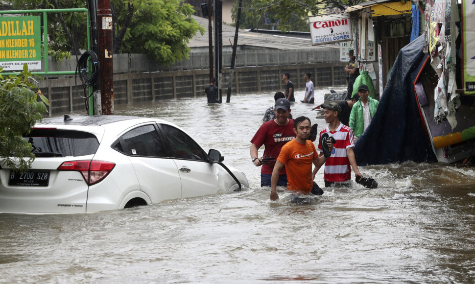 Potvynis Džakartoje