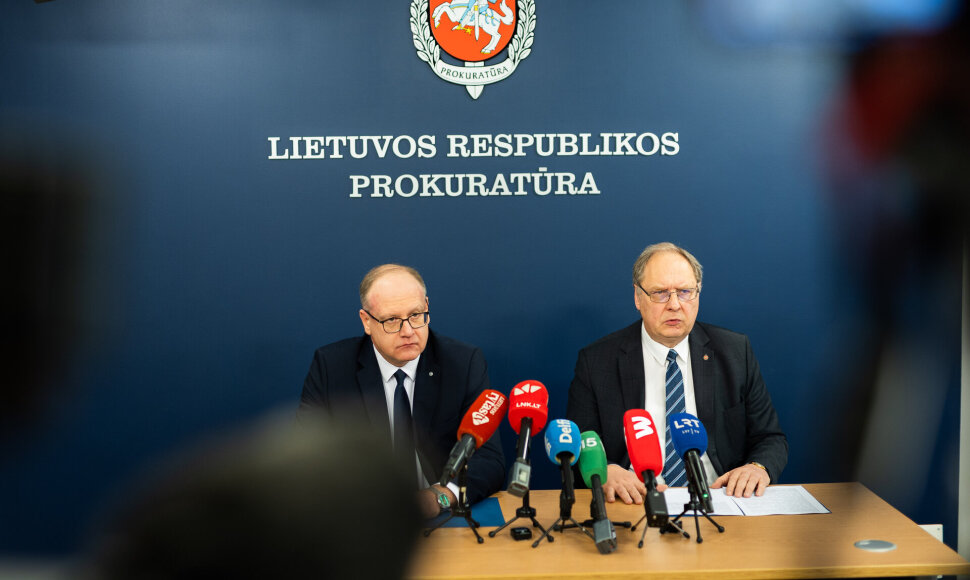  Spaudos konferencija apie ikiteisminį tyrimą dėl korupcinių veikų, susijusių su Valstybinės augalininkystės tarnybos veikla