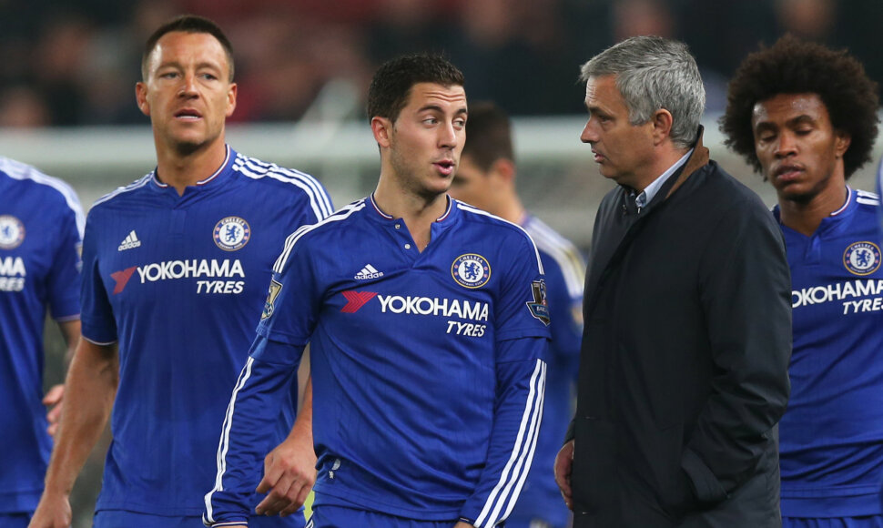 Edenas Hazardas ir Jose Mourinho