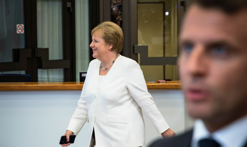 Angela Merkel, Emmanuelis Macronas