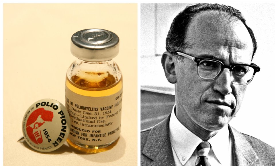 Poliomielito vakcina ir Jonas Salkas