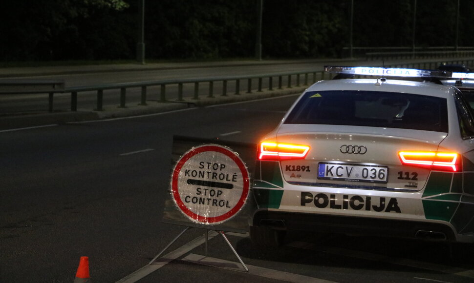 Kauno policijos reidas &ndash; nustatyti net 7 girti dviratininkai