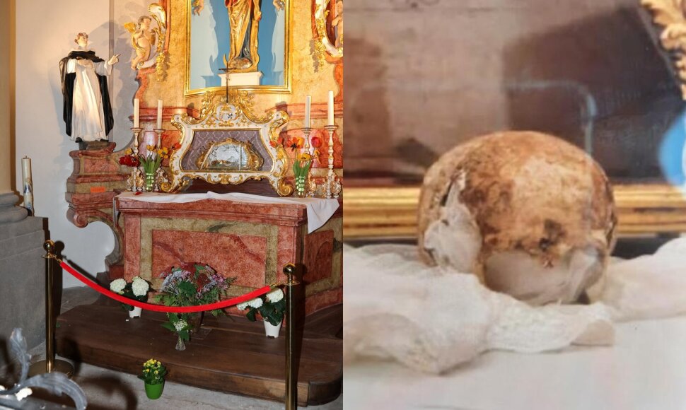 &Scaron;ventosios Zdislavos Lemberkietės kaukolė