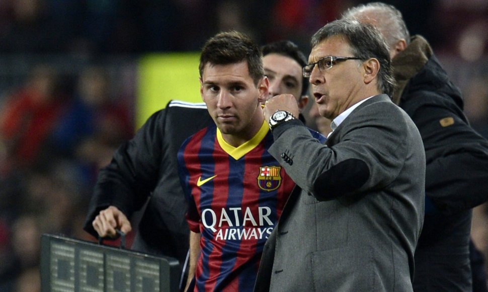 Lionelis Messi ir Gerardo Martino