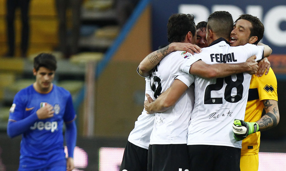 „Parma“ futbolininkų triumfas
