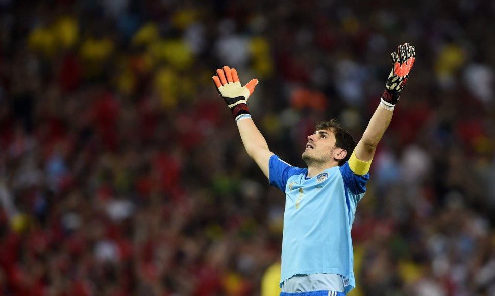 Ispanijos futbolo rinktinės vartininkas Ikeras Casillas