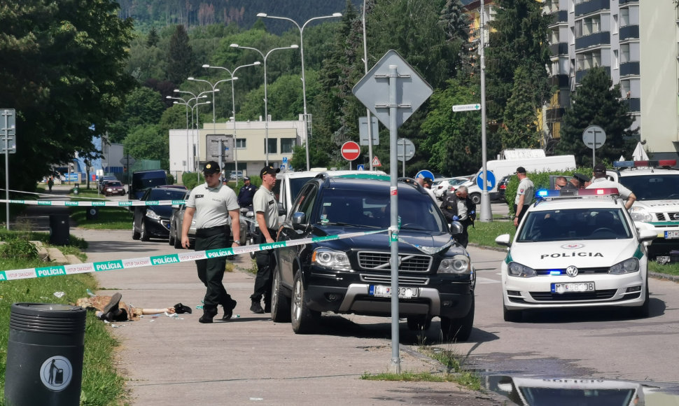 Slovakijos mokykloje užpuolikas peiliu mirtinai sužalojo vieną žmogų