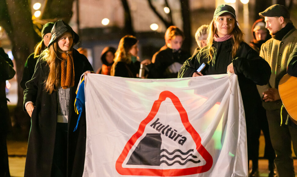 Kultūros bendruomenės dainuojantis protestas