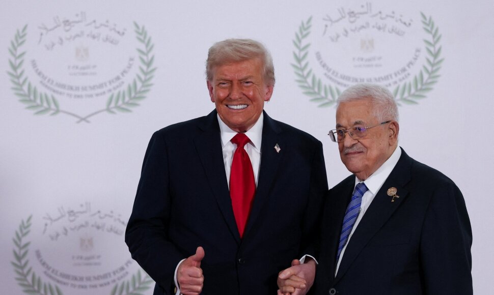 D. Trumpas ir M. Abbasas / / AP