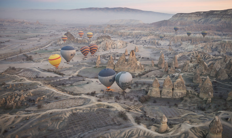 Skrydis oro balionu Kapadokijoje, Turkijoje