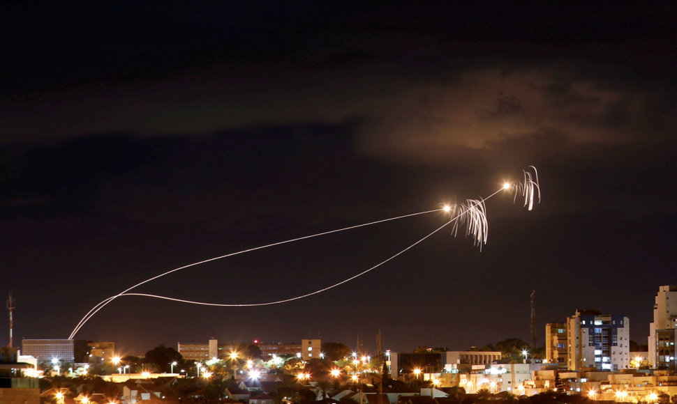 Iš Gazos ruožo į Izraelį skrieja raketos