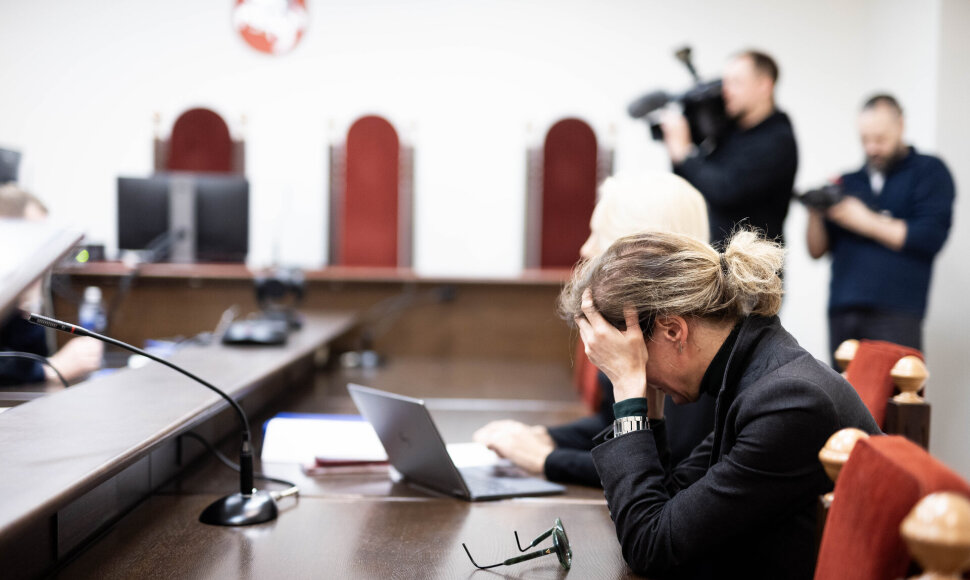 Teismo posėdis dėl nužudymo Žvėryne