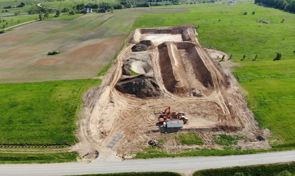 Šaudyklos įrengimas Vilniaus rajone, šalia Sudervės