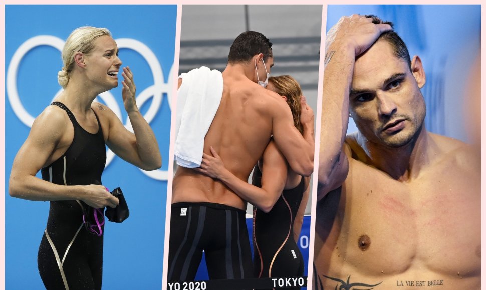 Florent'as Manaudou ir Pernille Blume 