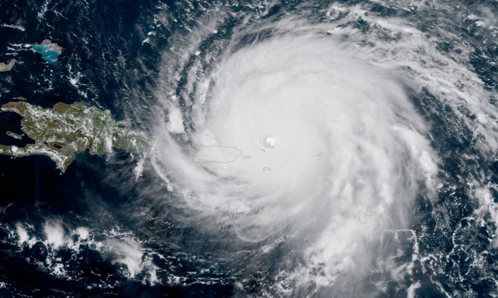 Uraganas Irma siaučia Karibų salose