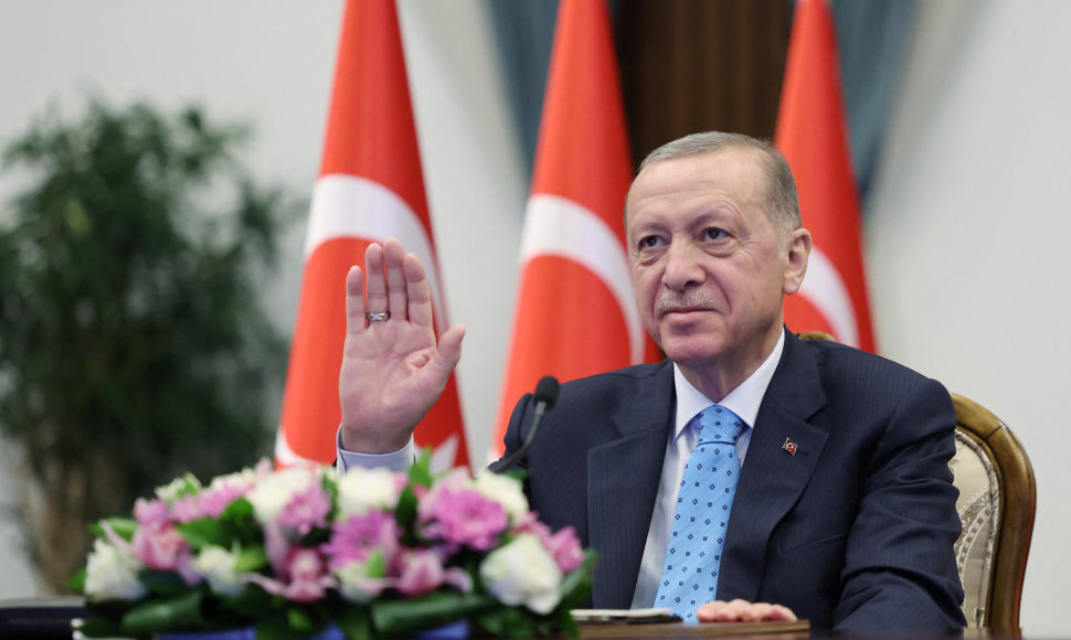 Turkijos prezidentas Recepas Tayyipas Erdoganas