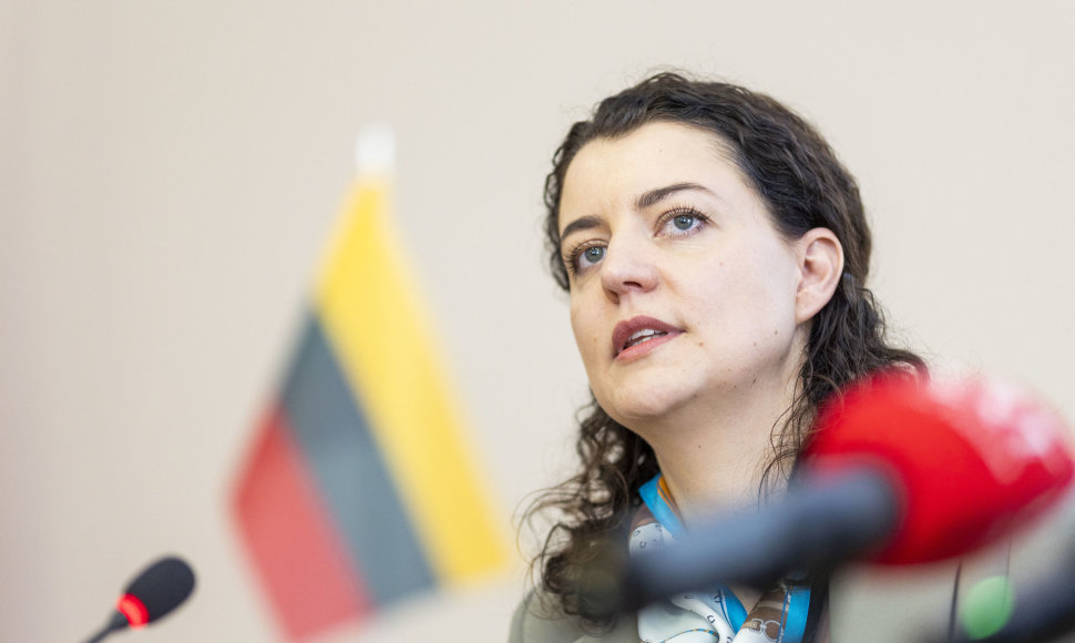 Socialinės apsaugos ir darbo ministrė Monika Navickienė