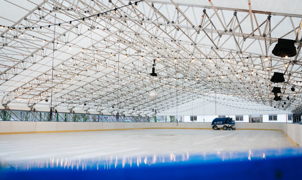 Naujoji &Scaron;ilutės ledo arena &ndash; didžiausia Vakarų Lietuvoje