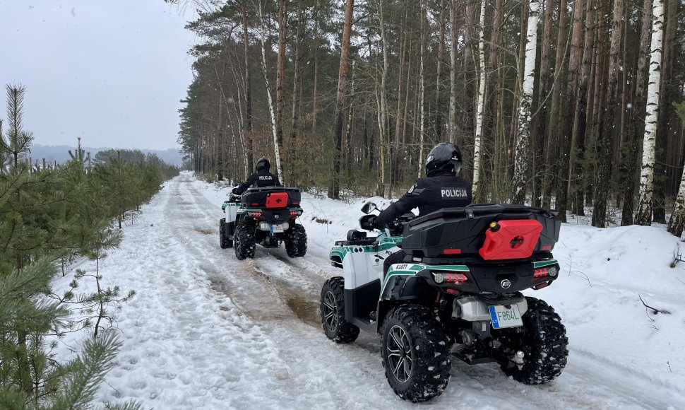 Kauno policijos reidas keturračiais