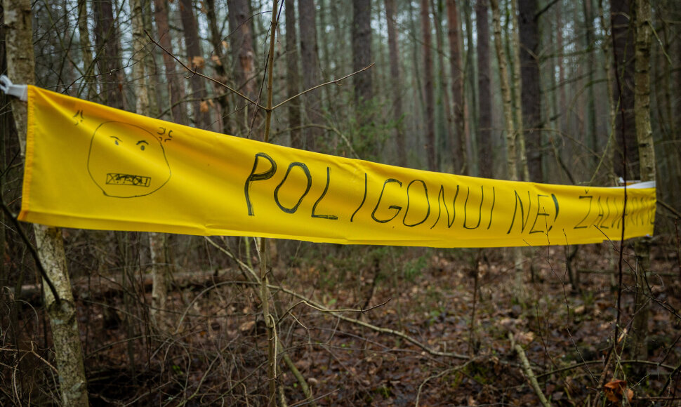 Būsimo Kapčiamiesčio poligono teritorija