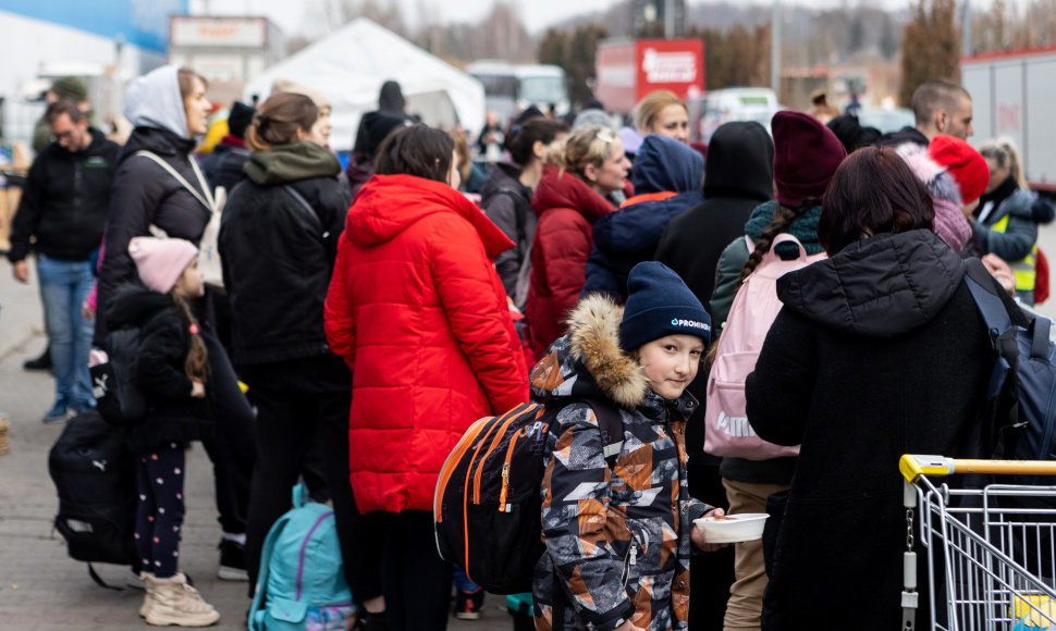 Krakoveco pabėgėlių registracijos centras Lenkijoje