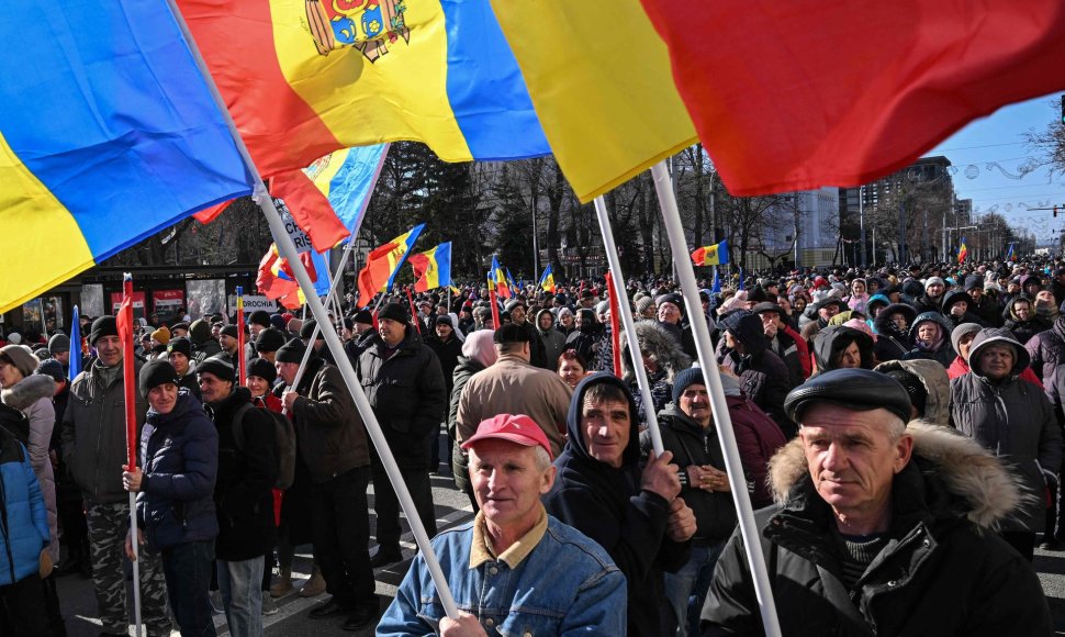 Prorusiškas protestas Kišiniove, Moldovoje