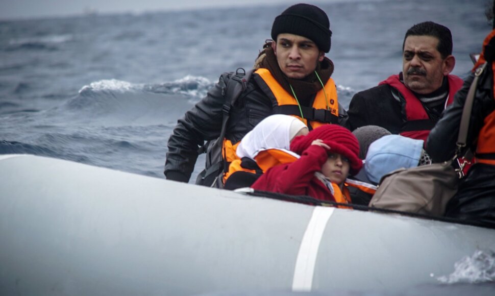 Migrantai bando pasiekti Graikijos krantus