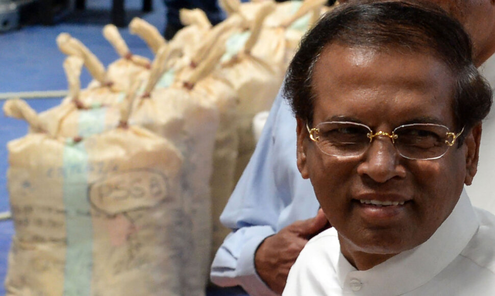 Šri Lankos prezidentas Maithripala Sirisena