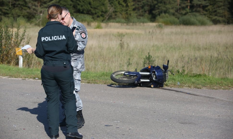 Minsko pl. avarijos metu žuvo motociklininkas / Vidmantas Balkūnas/BNS nuotr.