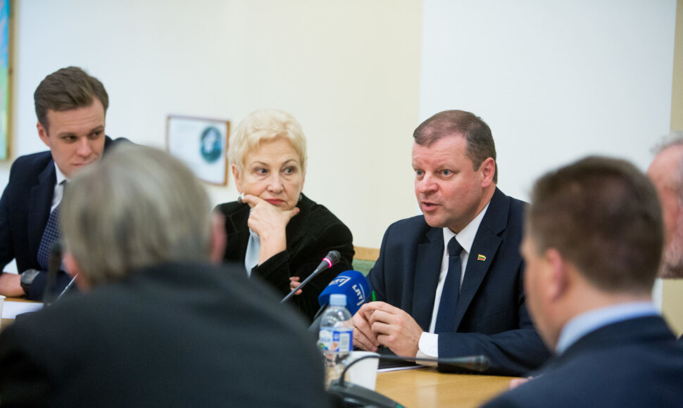 Irena Degutienė ir Saulius Skvernelis