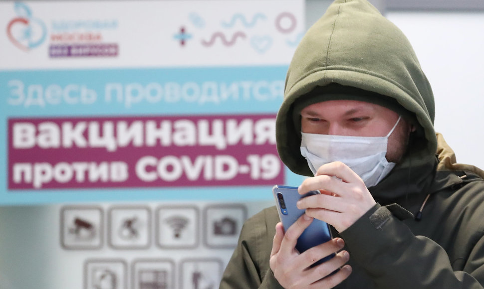 Vakcinacija nuo koronaviruso Maskvoje