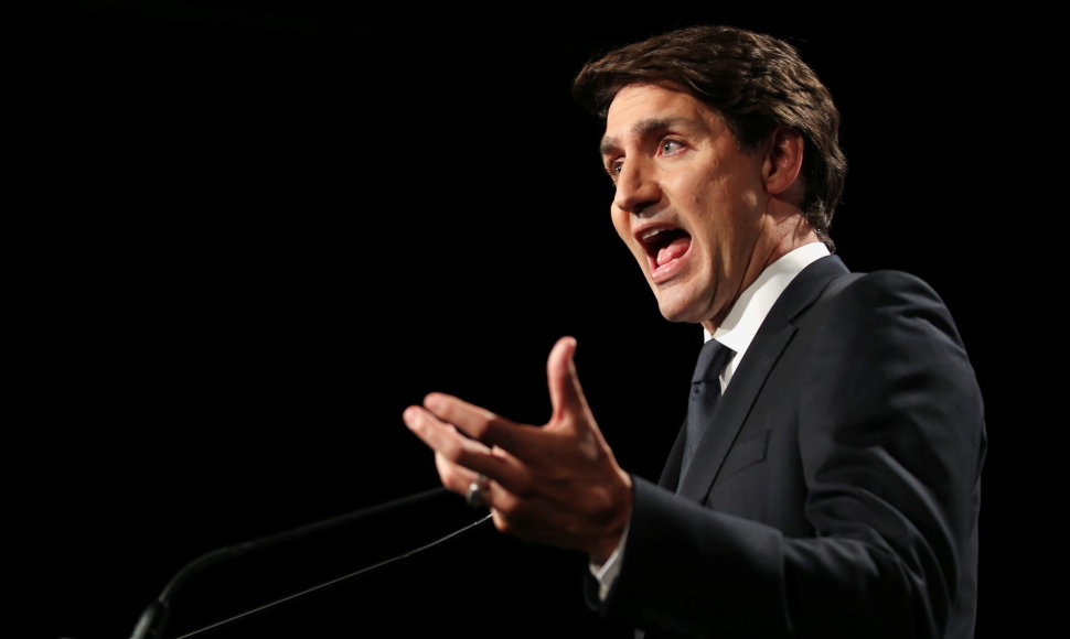 Justinas Trudeau per debatus