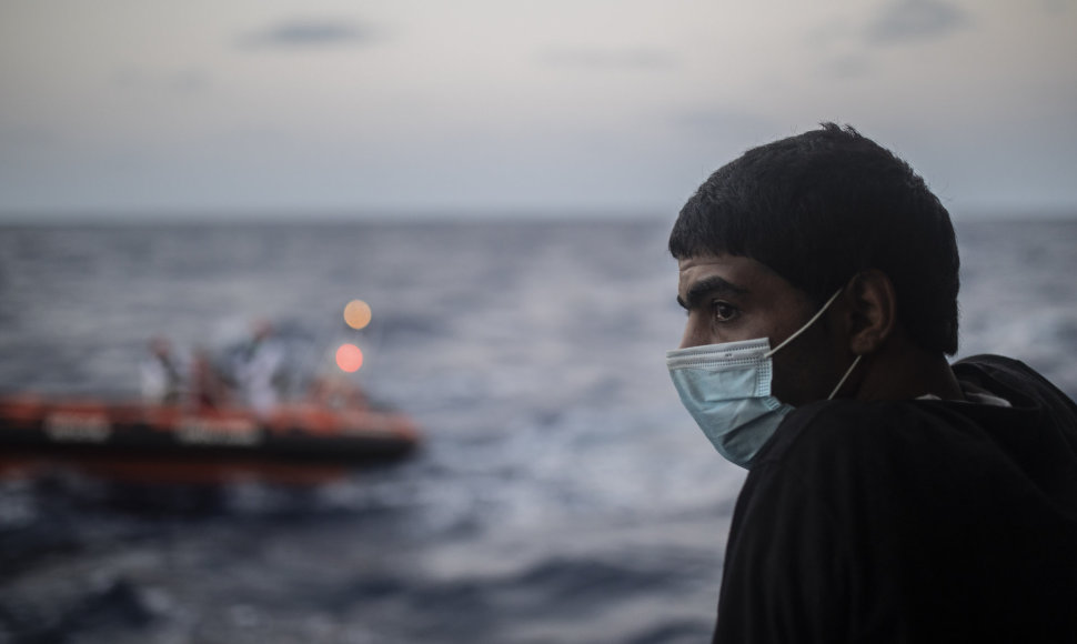 Migrantai Viduržemio jūra