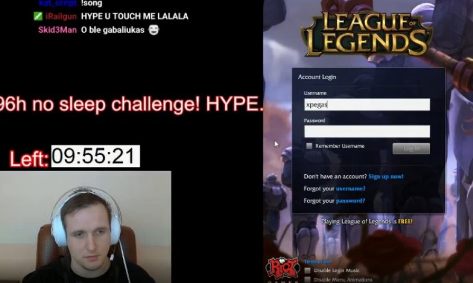 Nerijus Žimantas žaidžia „League of Legends“