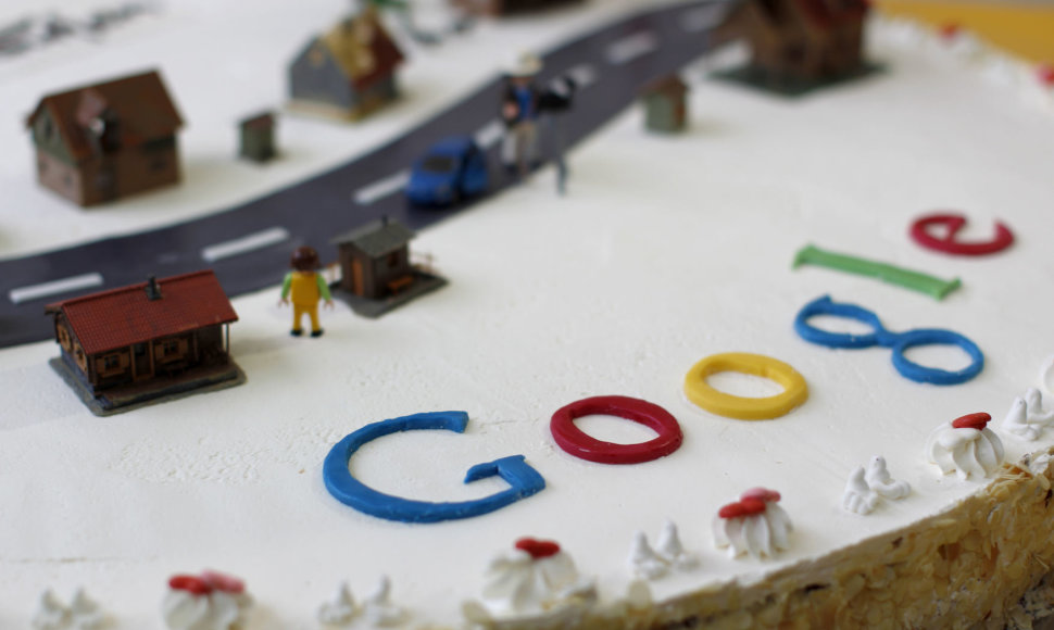 „Google“ gimtadienio tortas